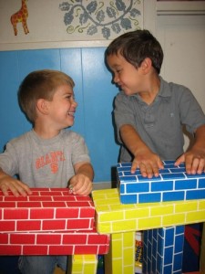 Children playing at the Santa Rosa City Community Center, 415 Steele Lane:  do they know this is a "campaign headquarters"