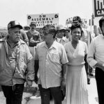 CesarChavez & Maxine Waters at rally to save the GM Van Nuys plant