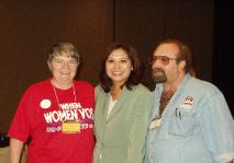 L to R: Linda Pruett, Hilda Solis, Jan B. Tucker